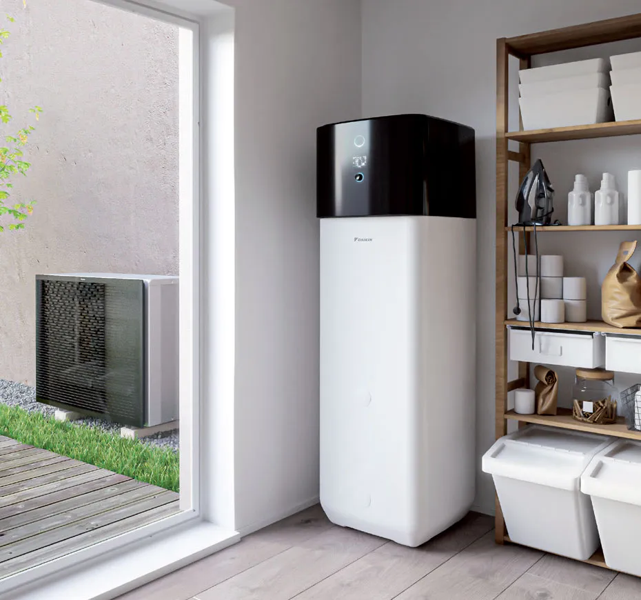 Daikin Luft Vatten Värmepump.